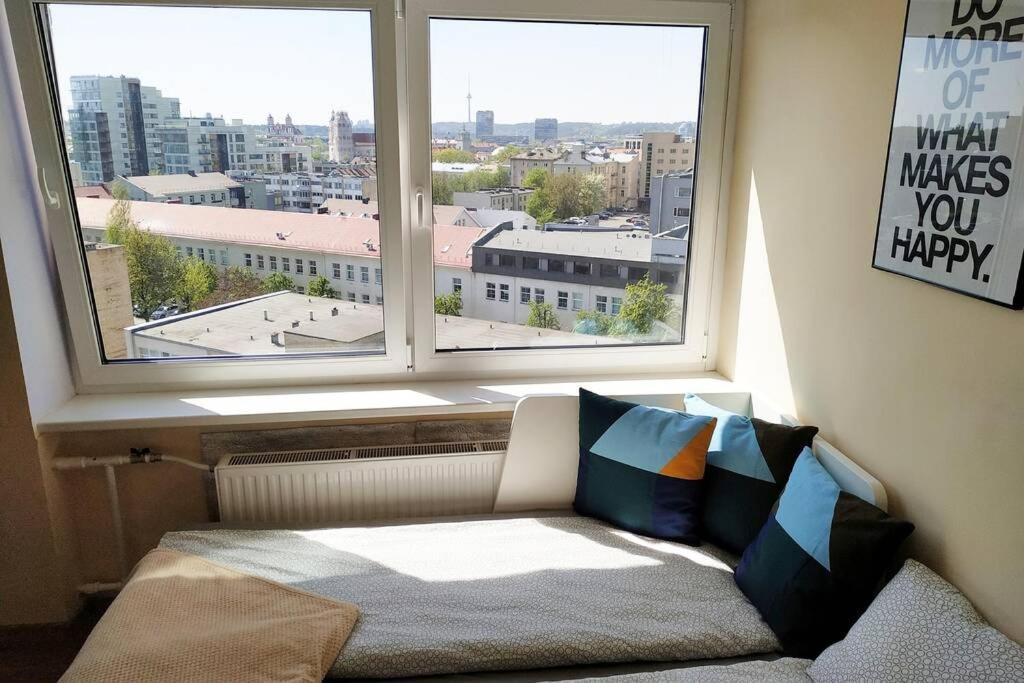 9Th Floor Amazing View Central Studio Apartment VNO Eksteriør billede