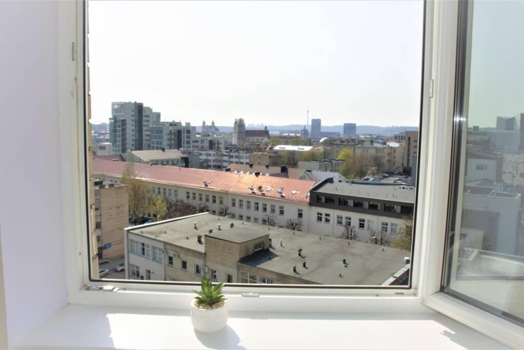 9Th Floor Amazing View Central Studio Apartment VNO Eksteriør billede