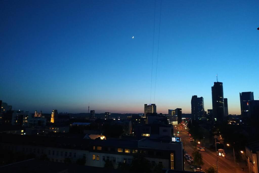 9Th Floor Amazing View Central Studio Apartment VNO Eksteriør billede