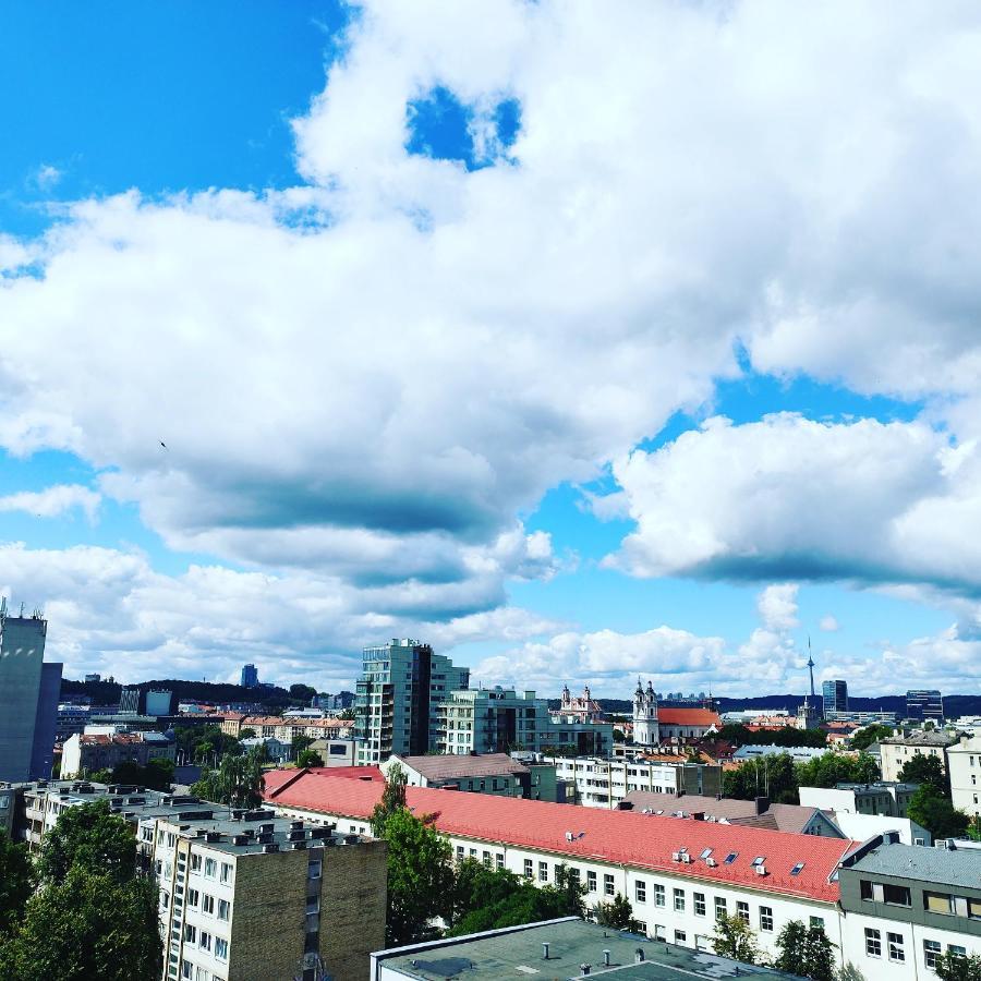 9Th Floor Amazing View Central Studio Apartment VNO Eksteriør billede